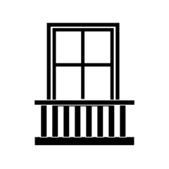 Balcony vector icon. Modern, simple flat vector illustration for web site or mobile app