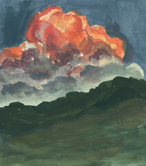 landscape in the mountains