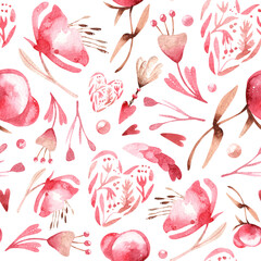 seamless pattern with flowers