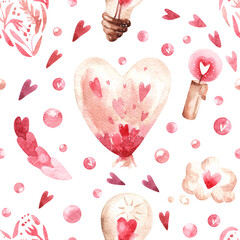 pattern with hearts