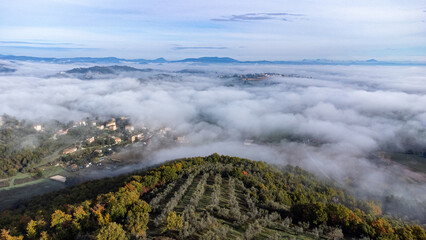 Nebbia in Umbria