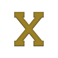 Fototapeta premium Alphabet Font Embroidery Cross Stitch Design