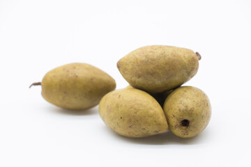 boil olives fruit isolated on white background