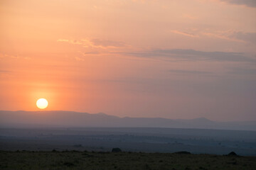 Sunrise in the Maasai Mara