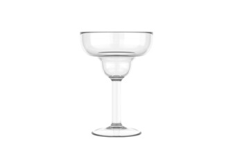 Blank margarita glass  for branding. 3d render illustration.