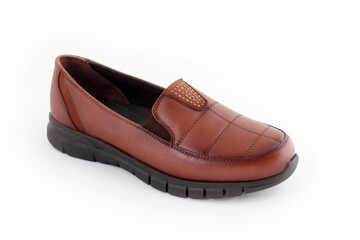 Leather and comfortable women's shoes.