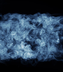 Obraz premium Abstract smoke texture over black. Fog in the darkness.