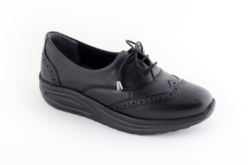 Leather and comfortable women's shoes.