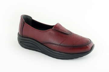 Leather and comfortable women's shoes.