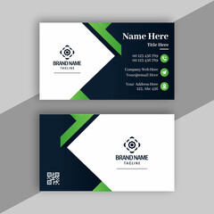 trendy Clean, style, modern, minimal, creative, unique, luxury, simple visiting business card design