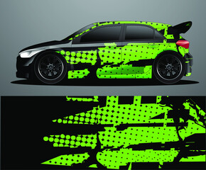 Rally car decal graphic wrap vector, abstract background
Rally car decal graphic wrap vector, abstract background
