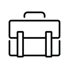 Briefcase icon, for graphic and web design. vector illustration