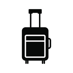 Suitcase icon, for graphic and web design. vector illustration