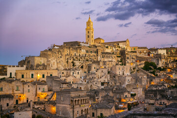 Obraz premium Beautiful view of Matera. City of Basilicata.