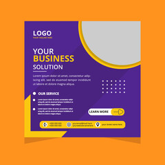 Set of social media post template and marketing webinar other seminars, online courses and classes, suitable modern banner and real estate square banner design template etc.
