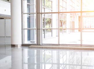 empty corridor in the modern office building.