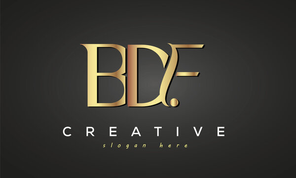 BDF creative luxury logo design