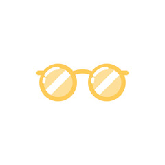 Cute glasses icon, Vector and Illustration.
