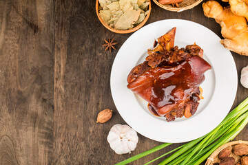 Chinese Food: Braised Pork Knuckle