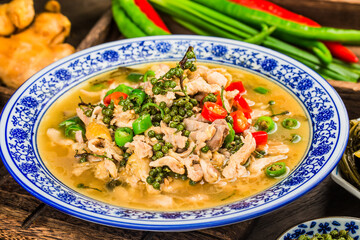 Chinese Cuisine: Chinese sauerkraut chicken