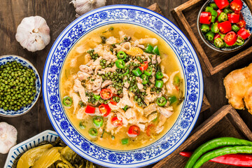 Chinese Cuisine: Chinese sauerkraut chicken