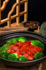 Chinese cuisine - braised meat, fermented bean curd braised meat