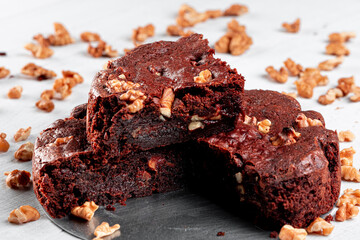 brownie with nuts