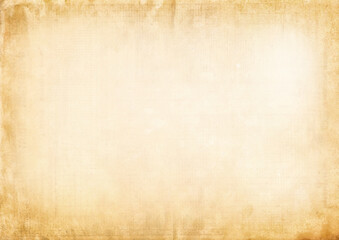 Texture of old brown or yellow paper with scratches. Texture of retro paper, parchment