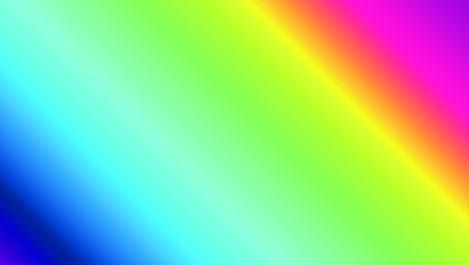 Abstract blurred gradient mesh background in bright rainbow colors. Colorful smooth banner template. Easy editable soft colored vector illustration in EPS10 without transparency.