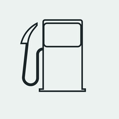 Refuel vector icon illustration sign