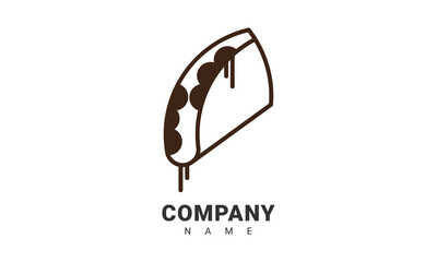 taco logo, suitable for company or restaurant, taco logo template
