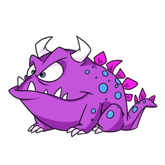 Monster animal predator character illustration cartoon