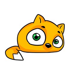 Little mini kitten animal character illustration cartoon