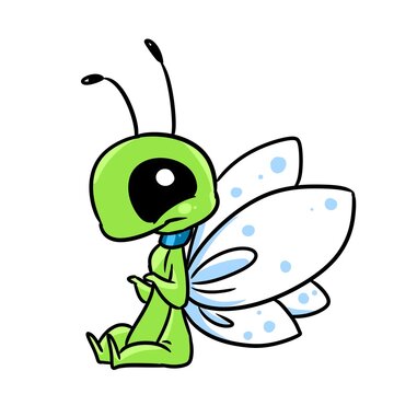 small insect animal butterfly character illustration cartoon