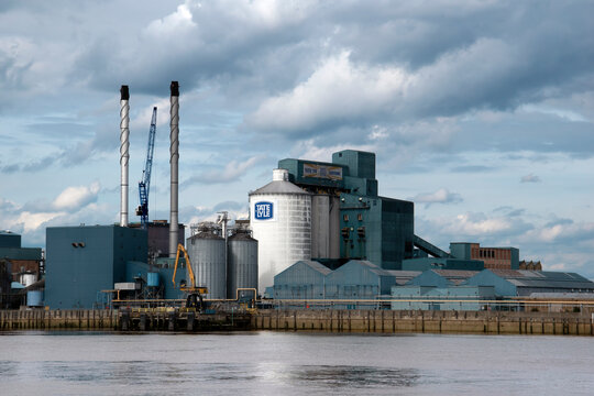 London, UK - September 17th 2021: Tate Lyle Sugars Thames Refinery