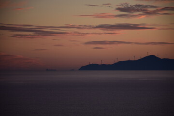 Late sunset