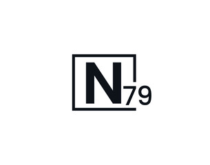 N79, 79N Initial letter logo