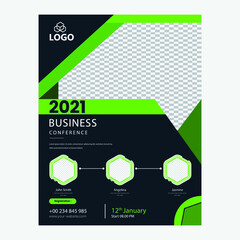 Corporate business cover and back page a4 flyer design template for print Abstract vector modern/ flyer design / brochure design template / annual report /book cover / in an A4 page