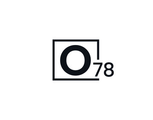 O78, 78O Initial letter logo