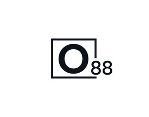 O88, 88O Initial letter logo