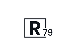 R79, 79R Initial letter logo