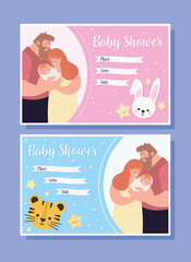 set cards baby shower