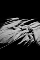 black and white cloth texture