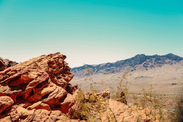 Red Rocks at the Valley of Fire Park in Nevada, USA.