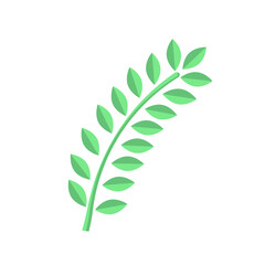 Olive Branch Illustration. Green olives branch with leaves as symbol of peace. Olive branches background. Plant tree branch