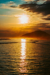 Pôr-do-sol paulista