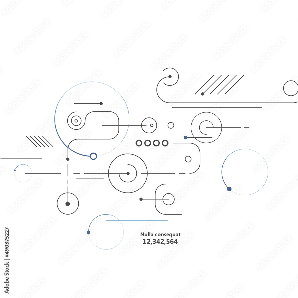 Poster abstract banner with cover brochure geometric data for decoration design. digital data structure. bu