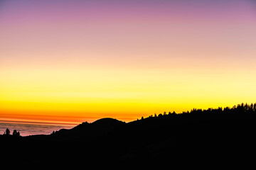 Obraz premium sunset over the clouds