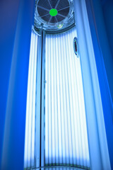 Modern solarium in beauty salon