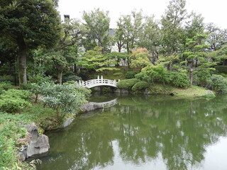 Fototapeta na wymiar parc japonais tokyo
